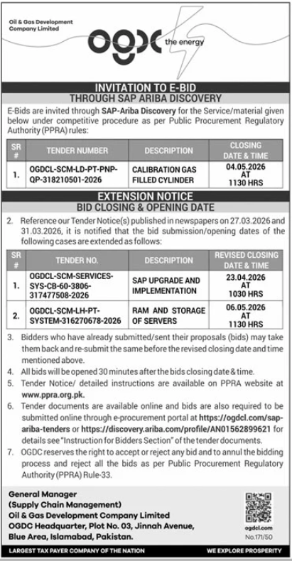 Calibration Gas Filled Cylinder - Oil & Gas Development Company Limited